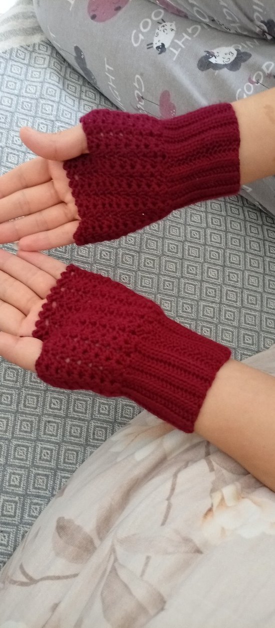 istediğin renk Örgü Kadın Eldiven - Görsel 3