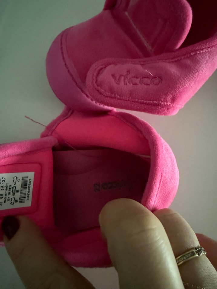 Kız Çocukları İçin Pembe Sıcak Ev Terliği - Görsel 2