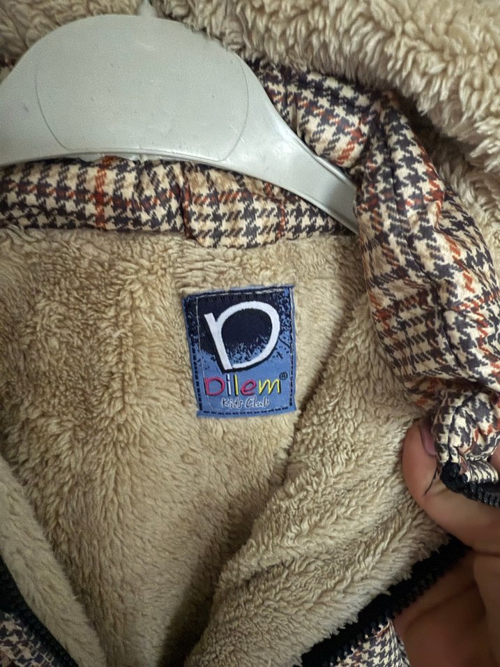 Kahverengi Kürklü Erkek Çocuk Mont - Görsel 3