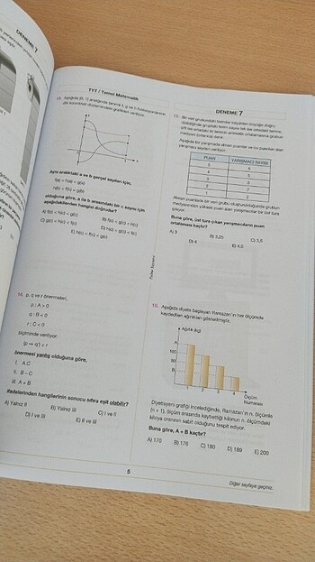  Beden Renk palme tyt matematik denemesi