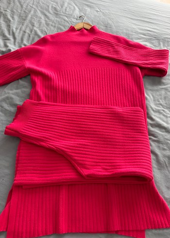 Fuşya Triko takım - Görsel 2