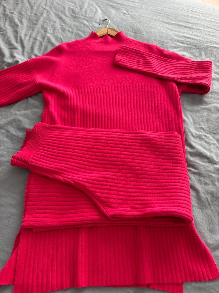 Fuşya Triko takım - Görsel 2