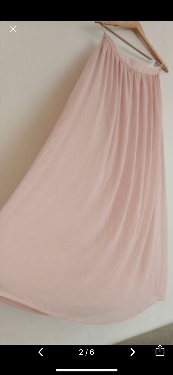 Şifon Uzun tesettür Etek - Görsel 2