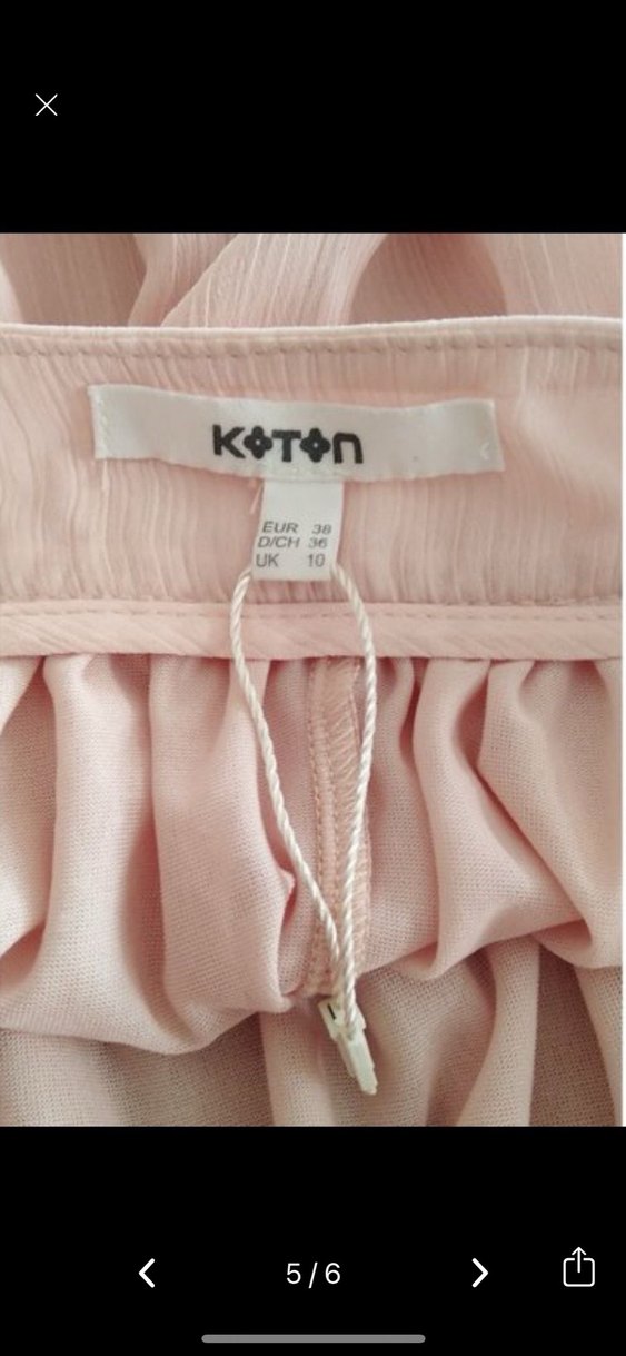 Şifon Uzun tesettür Etek - Görsel 5