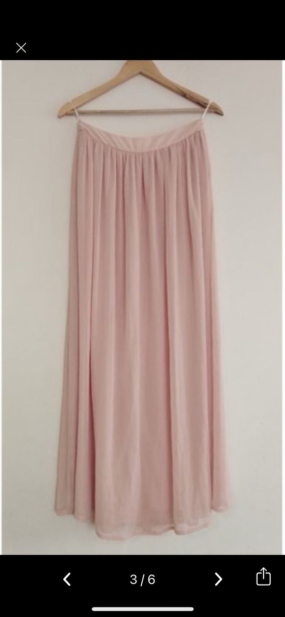 Şifon Uzun tesettür Etek - Görsel 3