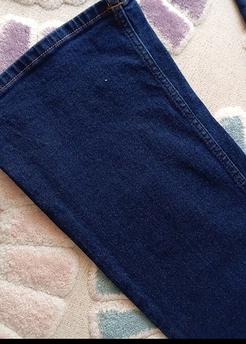 Kadın Lacivert Kot Pantolon - Görsel 4