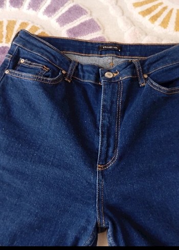 Kadın Lacivert Kot Pantolon - Görsel 2