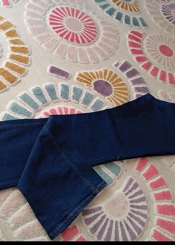 Kadın Lacivert Kot Pantolon - Görsel 3