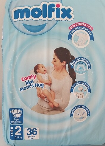 Molfix 2 numara bebek bezi