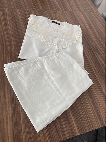 Diğer Kadın pamuklu pijama takımı yeni sıfır L Beden