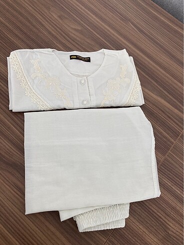 l Beden Kadın pamuklu pijama takımı yeni sıfır L Beden