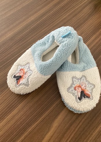 Kız Çocuk Mavi Peluş Sıcak panduf - Görsel 2