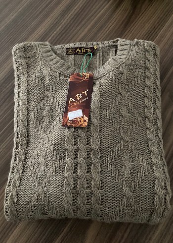 Uzun Kollu Bohem Örgü Kadın Kazak tunik - Görsel 3