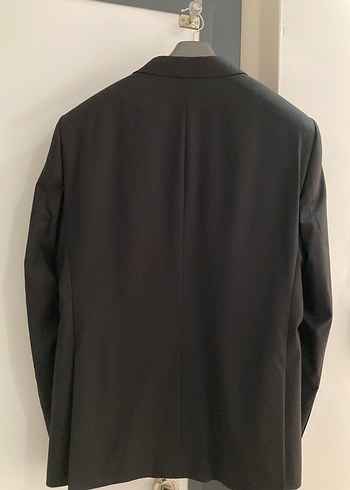 Erkek Siyah Notch Yaka Regular Fit Ceket markası D&S Damat - Görsel 3