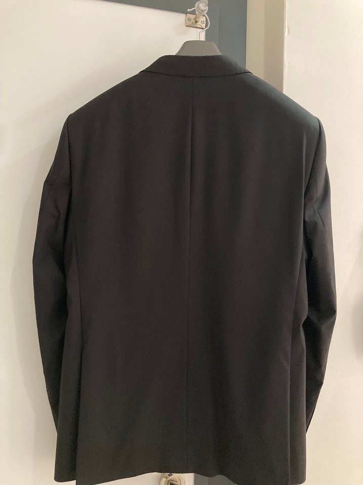 Erkek Siyah Notch Yaka Regular Fit Ceket markası D&S Damat - Görsel 3