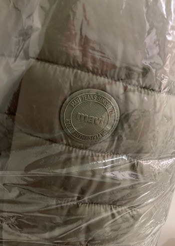 Yeşil erkek Kapitone Kaban - Görsel 5