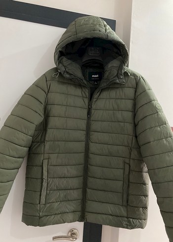 Yeşil erkek Kapitone Kaban - Görsel 3