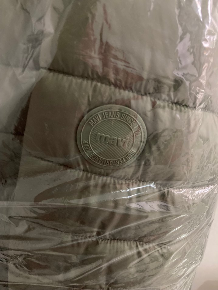 Yeşil erkek Kapitone Kaban - Görsel 5