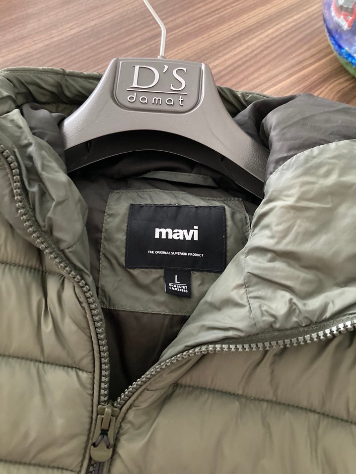 Yeşil erkek Kapitone Kaban - Görsel 4