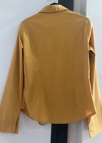 Sarı Kadın  Uzun Kollu Gömlek - Görsel 2