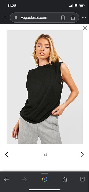 BOOHOO Omuz Pedli T-Shirt