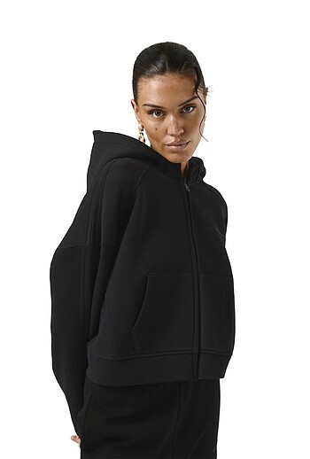 xs Beden siyah Renk Sisters&Seekers Kapşonlu Fermuarlı Sweatshirt