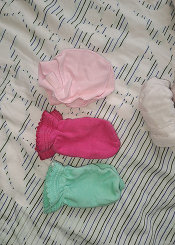 Kız Çocukları için Pastel Pembe Triko Çorap - Görsel 4