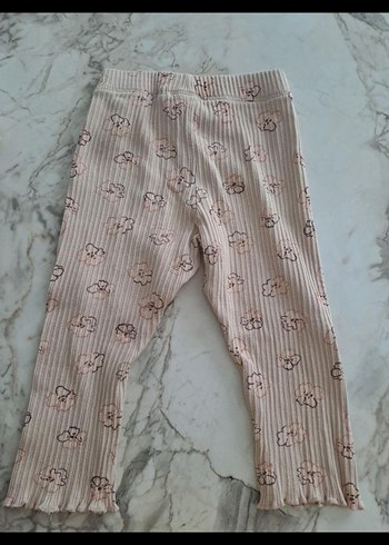 Kız Çocuk Zebra Desenli Pilili Tayt - Görsel 6