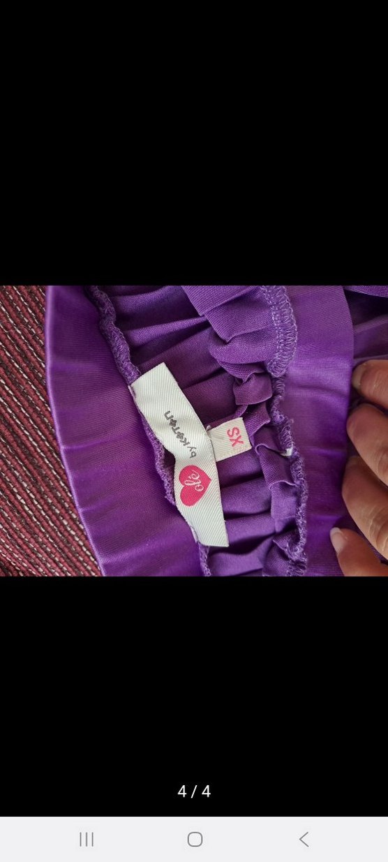 Kadın Mor Pileli Uzun  Etek - Görsel 3