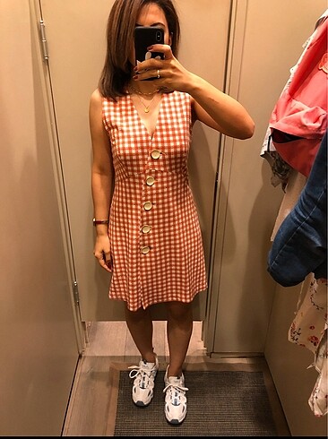 Mango pötikareli elbise