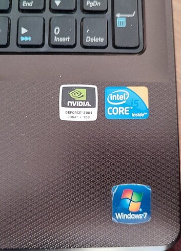Asus Asus k52jc i5 İntel işlemci