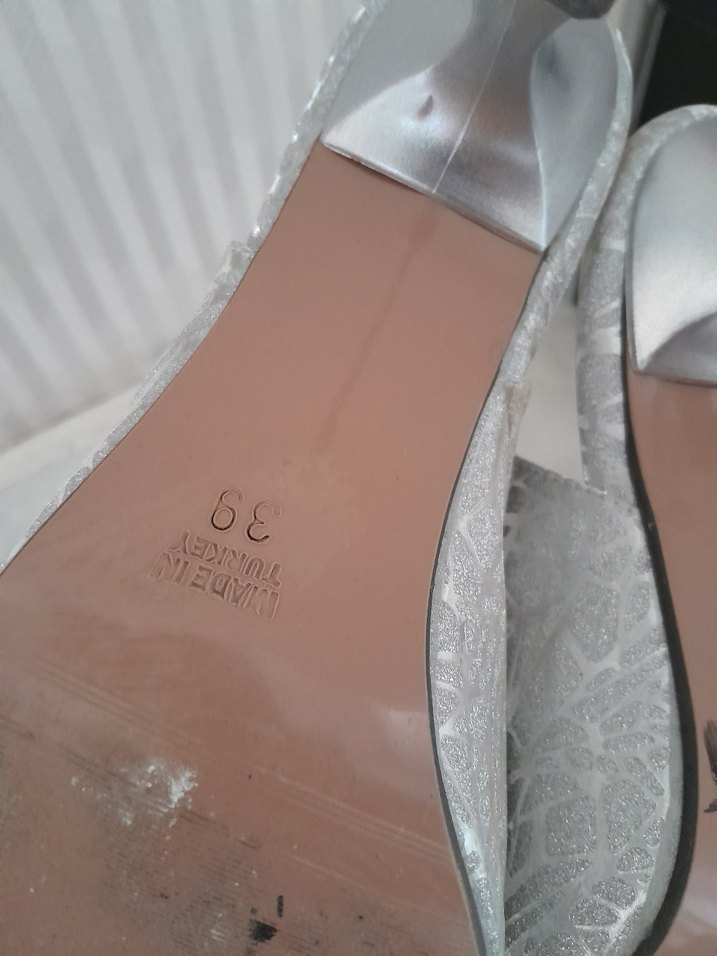 Şeffaf Detaylı Bej Kadın Topuklu Ayakkabı - Görsel 2