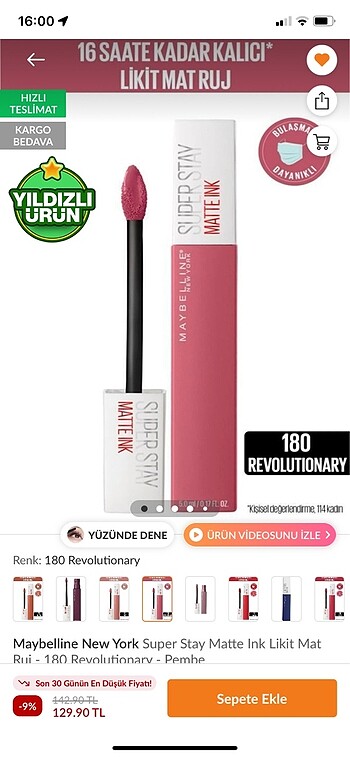 Maybelline Ruj