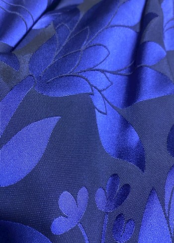 Lacivert Desenli Uzun Hamile Tunik - Görsel 7