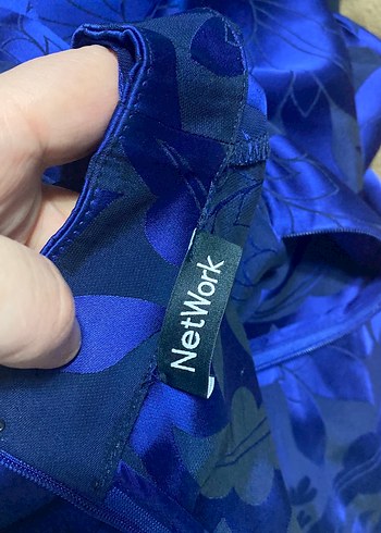 Lacivert Desenli Uzun Hamile Tunik - Görsel 5