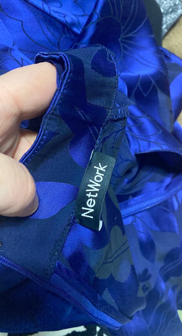 Lacivert Desenli Uzun Hamile Tunik - Görsel 5