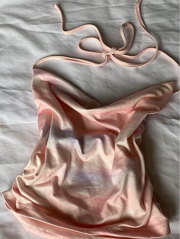 Sheinside SIRTI ACIK PEMBE CROP