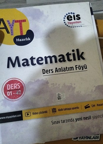 Eis Yayınları AYT Matematik Ders Anlatım Föyü