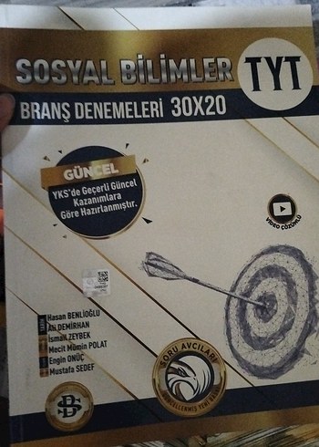 TYT Sosyal Bilimler Branş Denemeleri 30x20