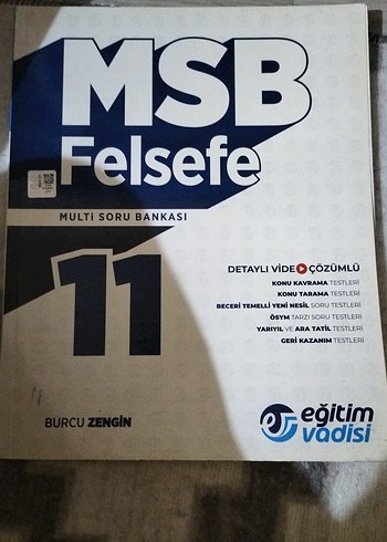 MSB Felsefe Multi Soru Bankası 11