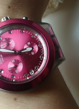 Swatch Rapsberry Red Metal Kol Saati 