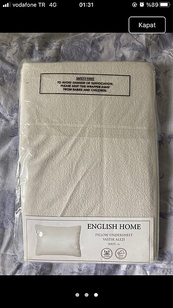  Beden English Home yastık alezi
