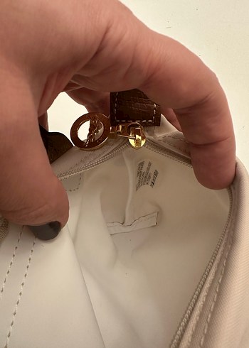 Bej Xs Longchamp çanta - Görsel 6