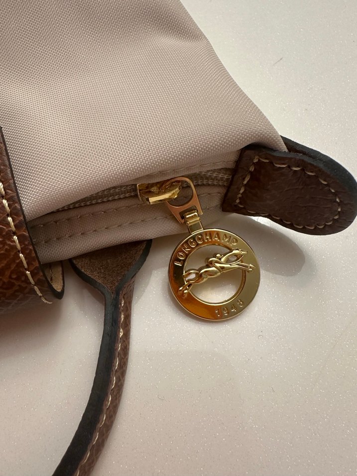 Bej Xs Longchamp çanta - Görsel 4