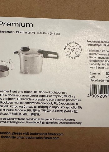 Fissler Vitavit Premium Mat 6 L Düdüklü Tencere - Görsel 8