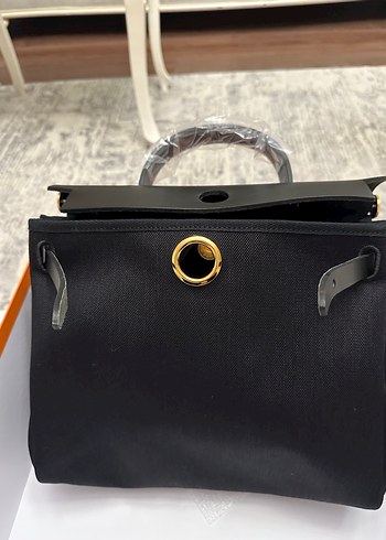 HERMES HERBAG 31 Orjinal Siyah&Gold - Görsel 3
