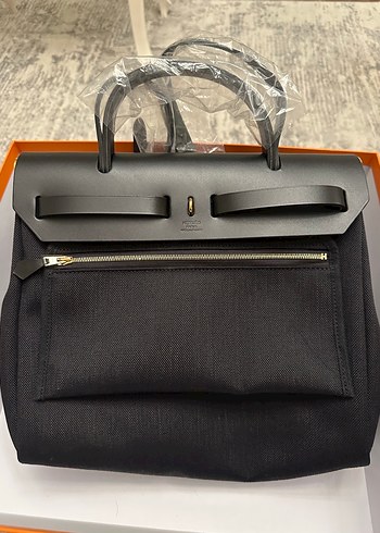 HERMES HERBAG 31 Orjinal Siyah&Gold - Görsel 5