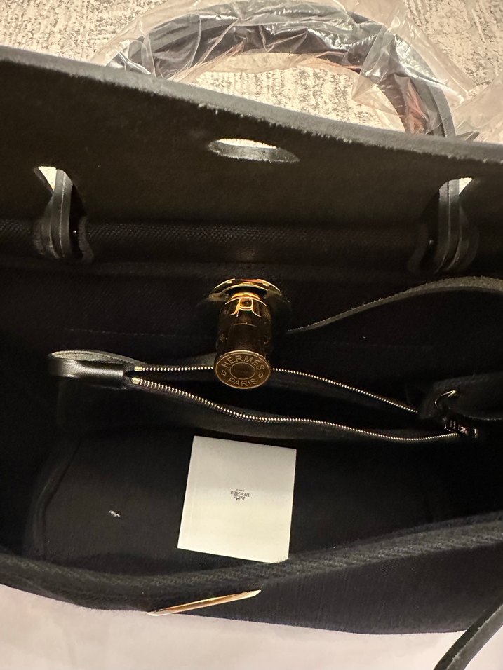 HERMES HERBAG 31 Orjinal Siyah&Gold - Görsel 2