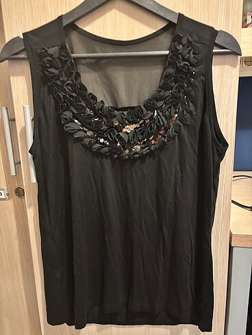m Beden Zara siyah üst American Vintage