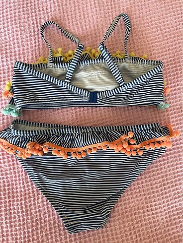 8 Yaş Beden Renkli Bikini
